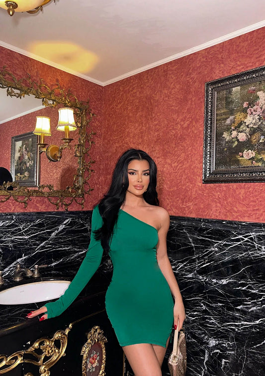 Mini haljina Taj- zelena