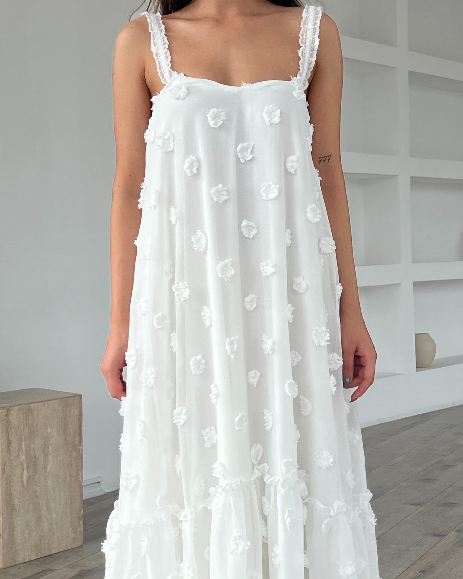 Maxi haljina Nomi - bijela