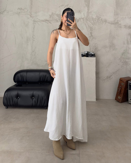 Maxi haljina Romme - bijela