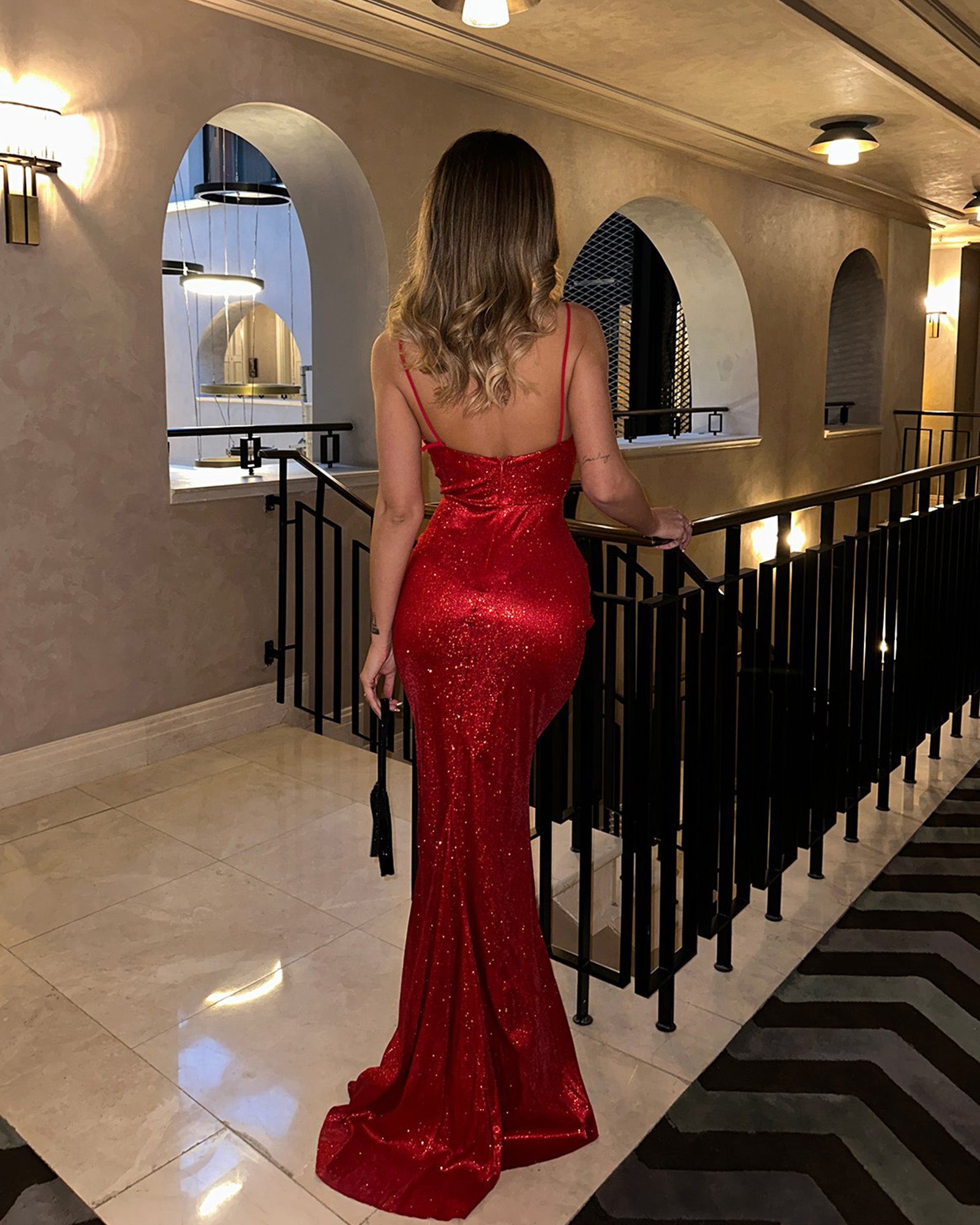 Maxi haljina Anastasia - crvena