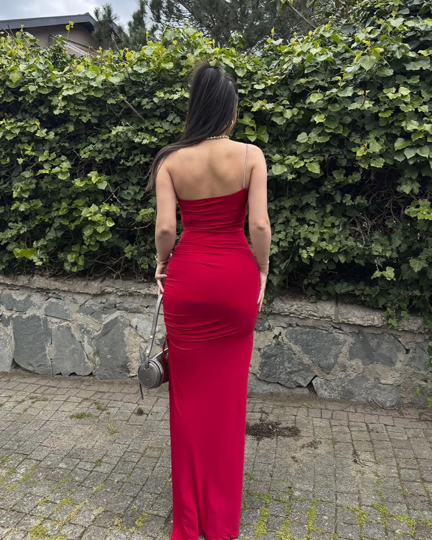 Maxi haljina Aria - crvena
