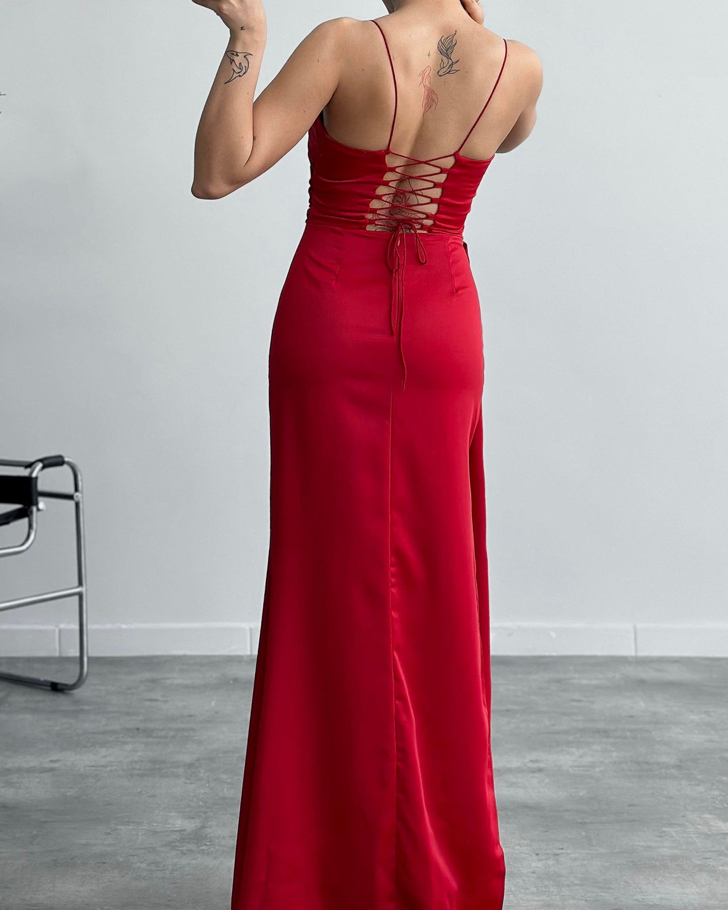 Maxi haljina Laura - crvena