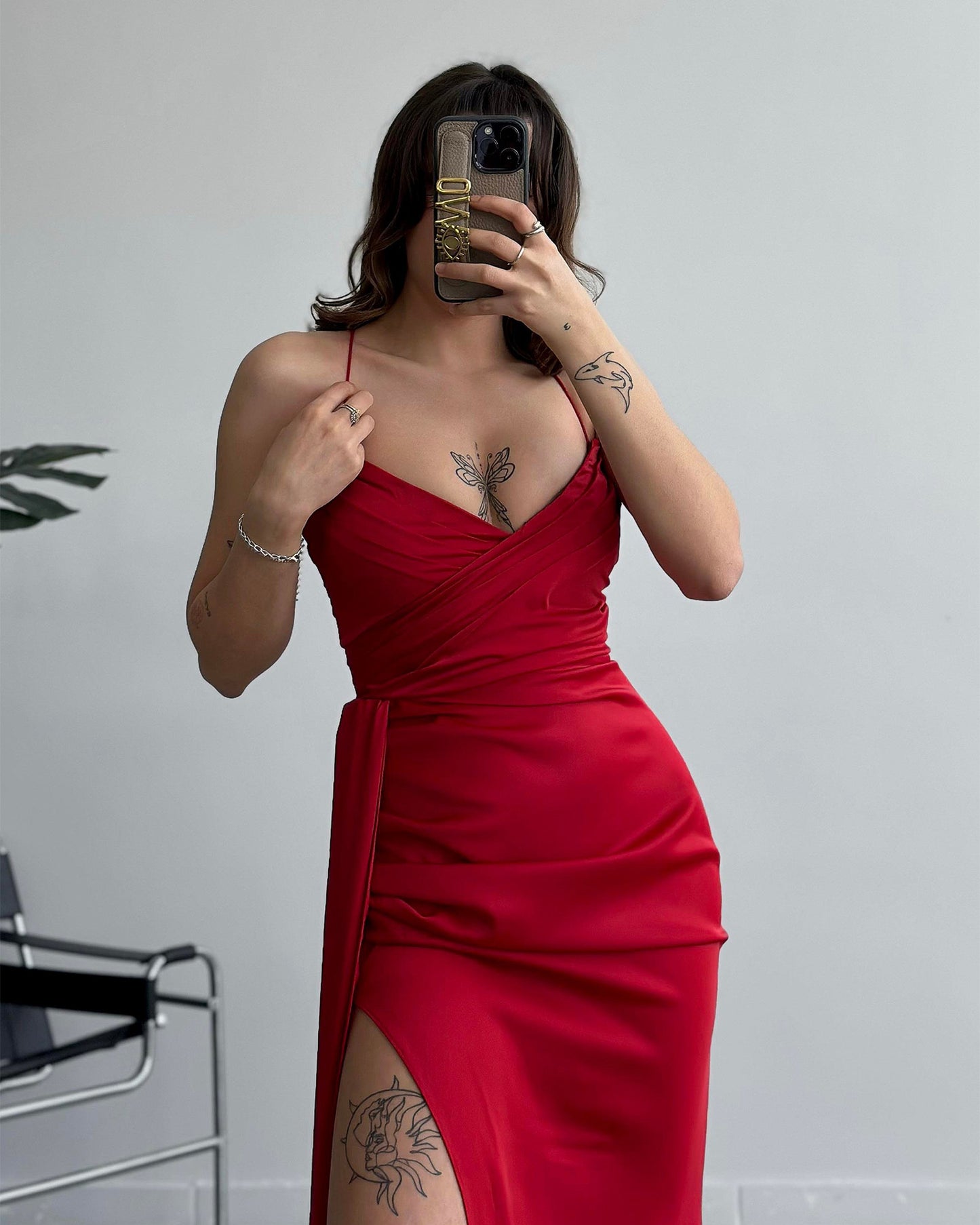Maxi haljina Laura - crvena