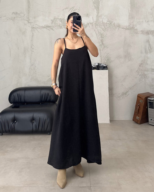 Maxi haljina Romme - crna