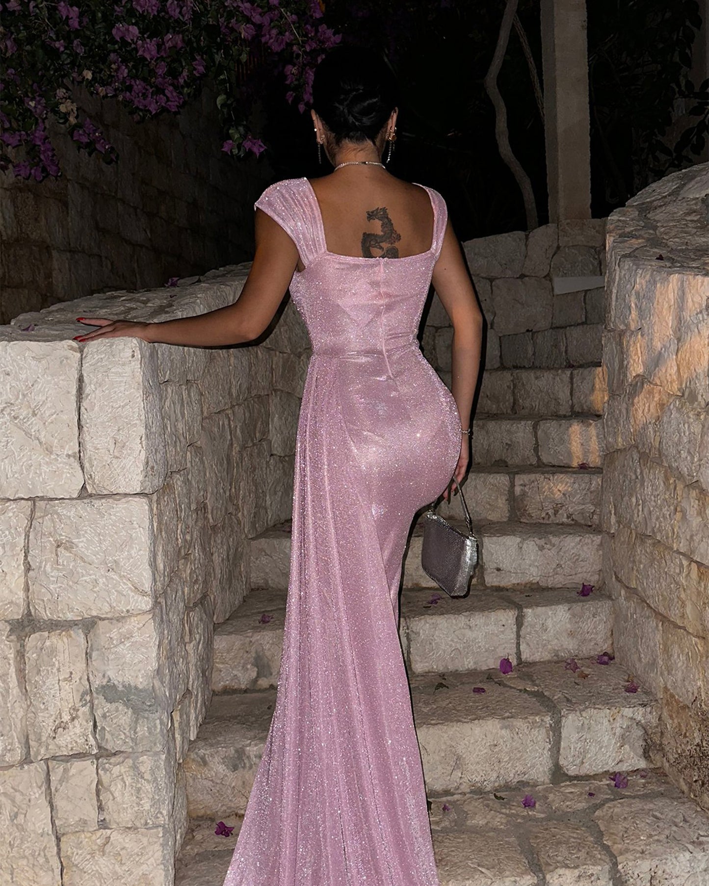 Maxi haljina Arabella - roza