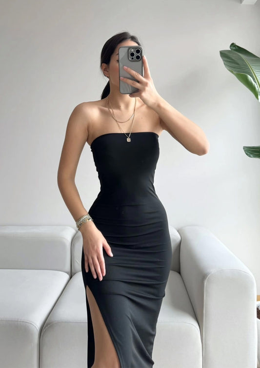 MIdi haljina Nalani - crna