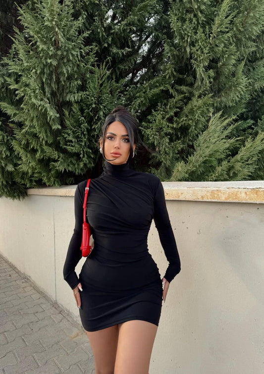 Mini haljina Nayla - crna