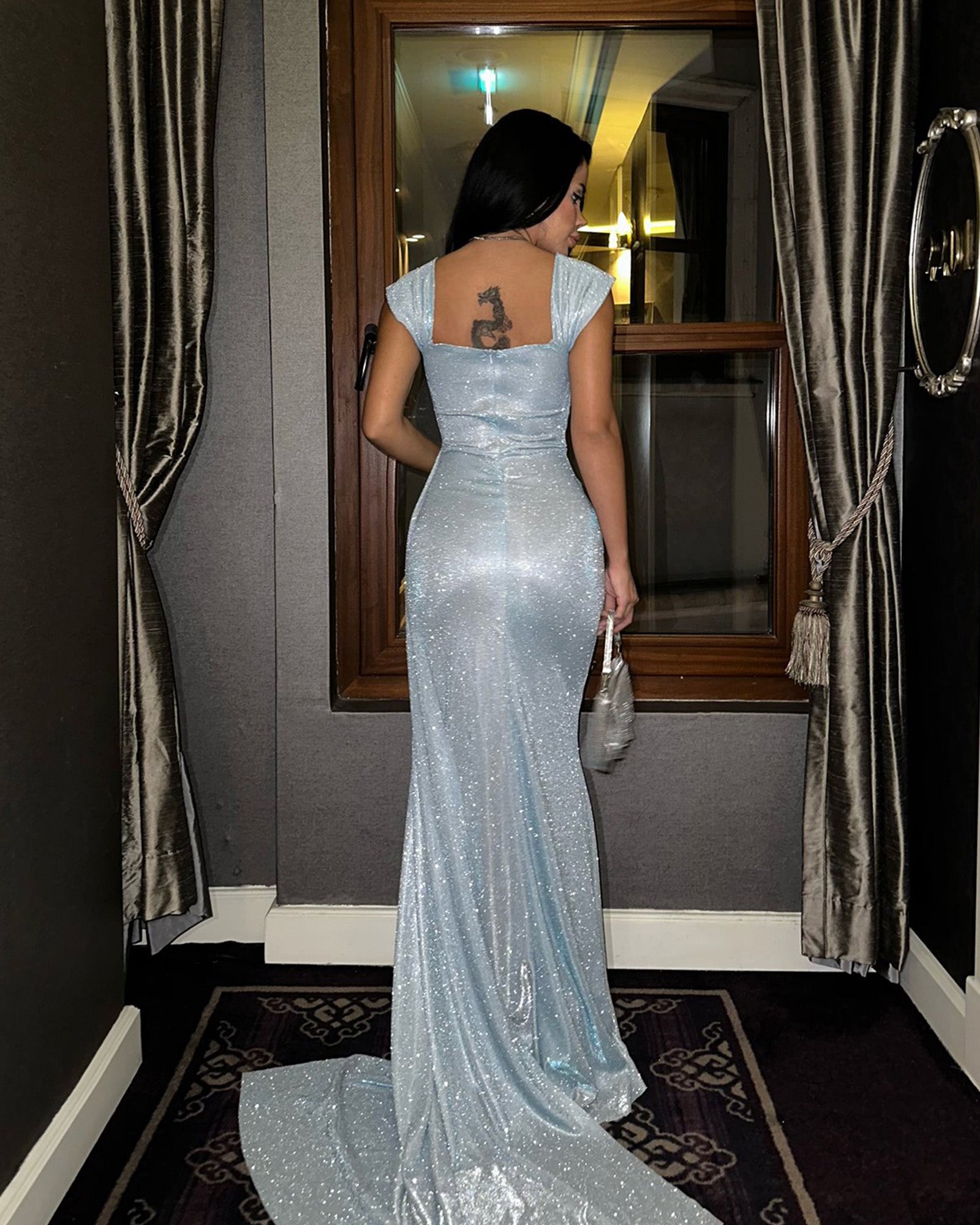 Maxi haljina Arabella - plava